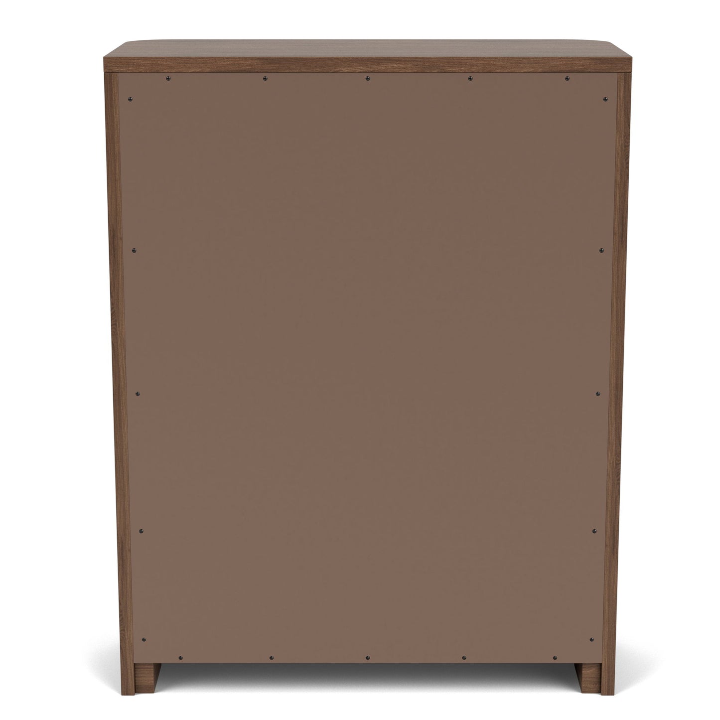 Delia - 5 Drawer Chest - Nouveau Walnut