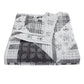 Patchwork Prairie - King Reversible Quilt Set (Set of 3) - Black