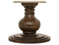 Lumiere - Round Pedestal Table - Brown
