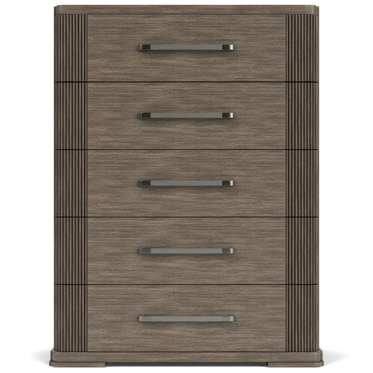 Sariel - 5 Drawer Chest - Dark Brown