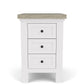 Cora - Chairside Table - Cloud / Fog