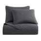 Cotton Comfort - Full/Queen Quilt Set (Set of 3) - Charcoal