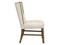 Silver - 39'' Upholstered Chair (Set of 2) - Ivory / Dark Brown