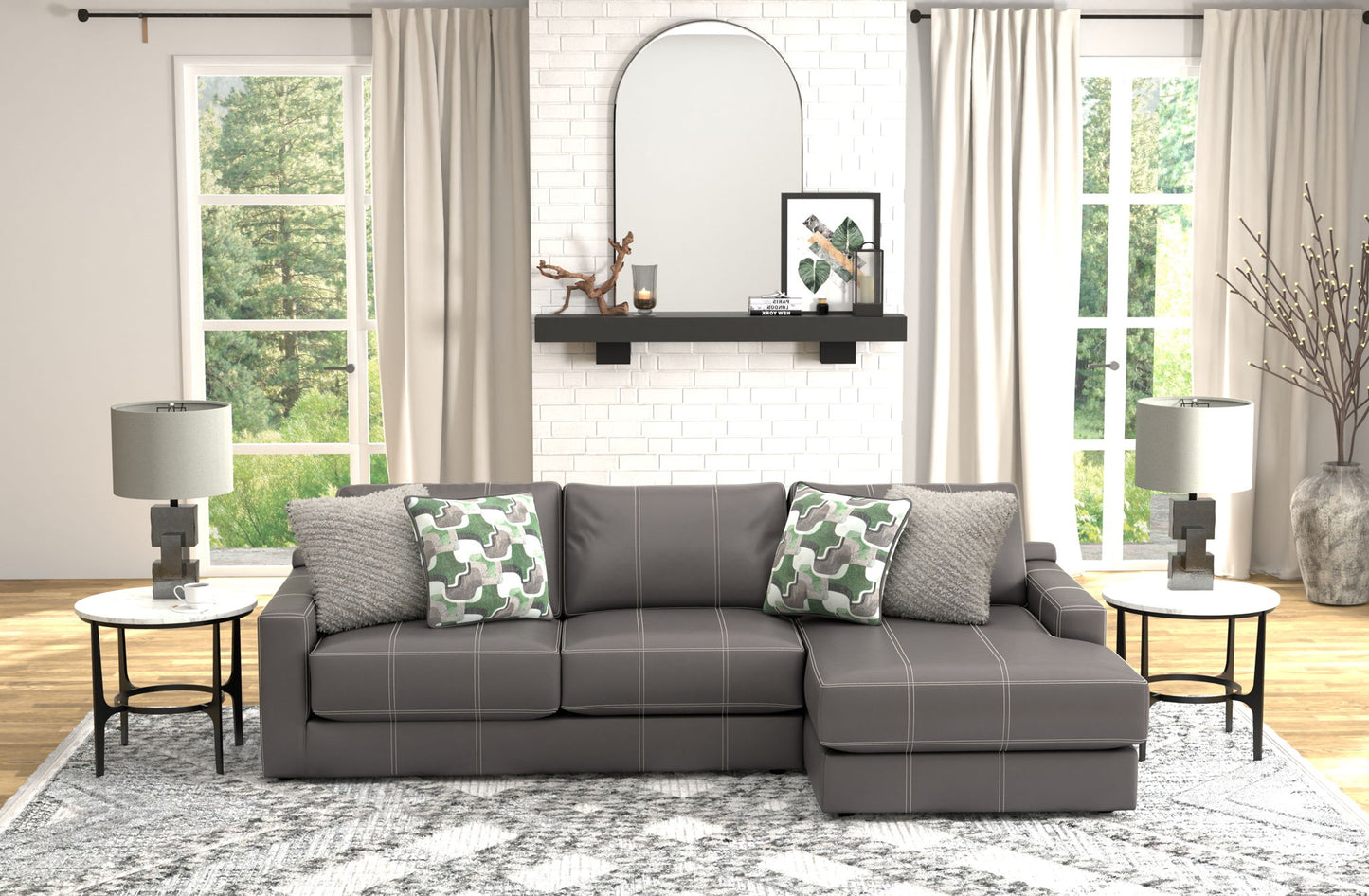 Minori - Italian Leather Sectional