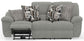 Trifecta - Sofa With 3 Recliners and Drop Down Table