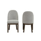 Essence - Upholstered Curved Back Chair (Set of 2)