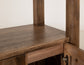 Balam - Pier With 2 Door And 3 Shelf - Light Brown