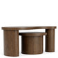 Santa Cruz - Bunching Cocktail Tables - Whiskey Oak