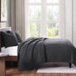 Cotton Comfort - Full/Queen Quilt Set (Set of 3) - Charcoal