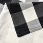 Camille - Full Buffalo Check Comforter Set (Set of 3) - Black / Natural