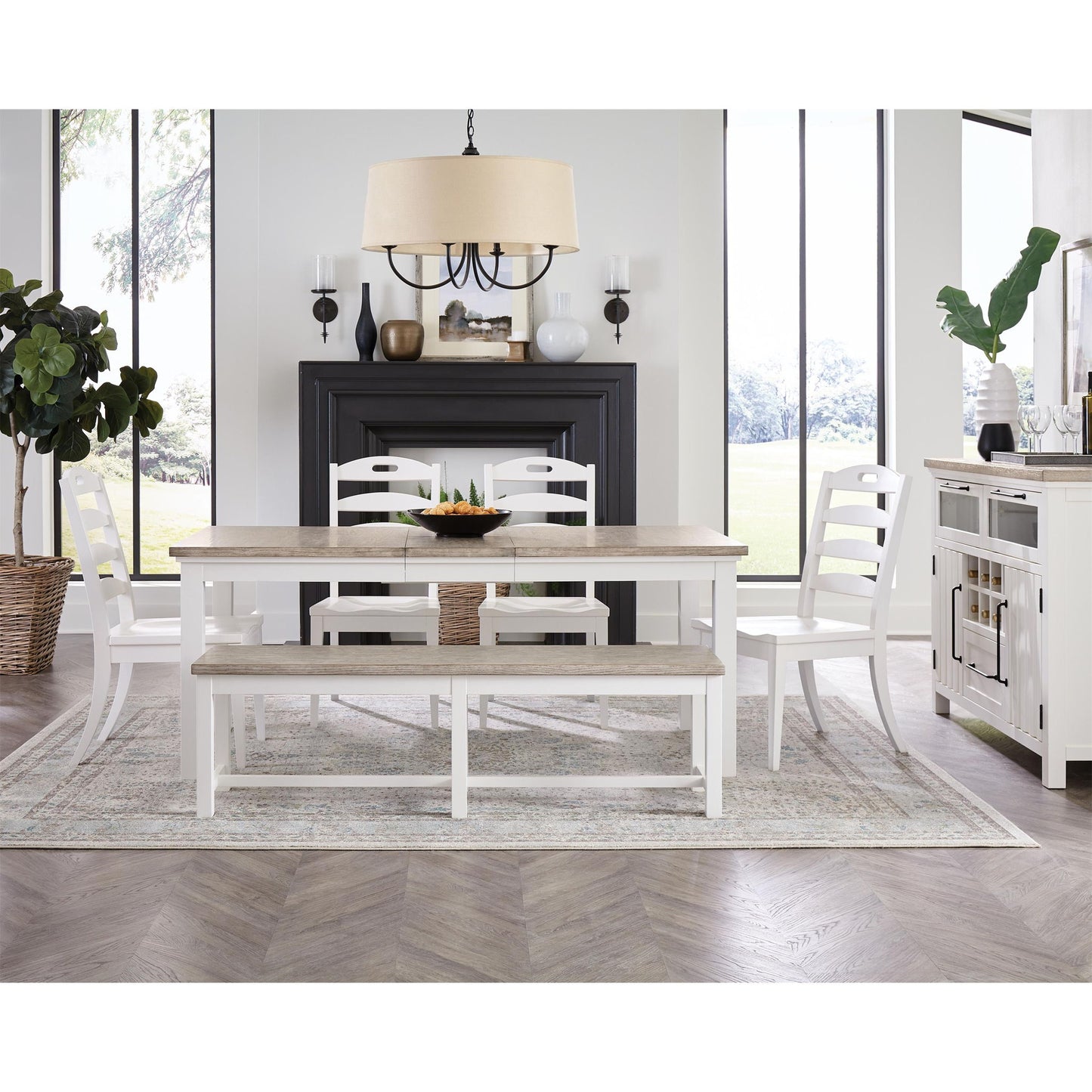 Cora - Dining Bench - Cloud