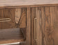 Balam - 80" TV Stand For Fire Place - Light Brown