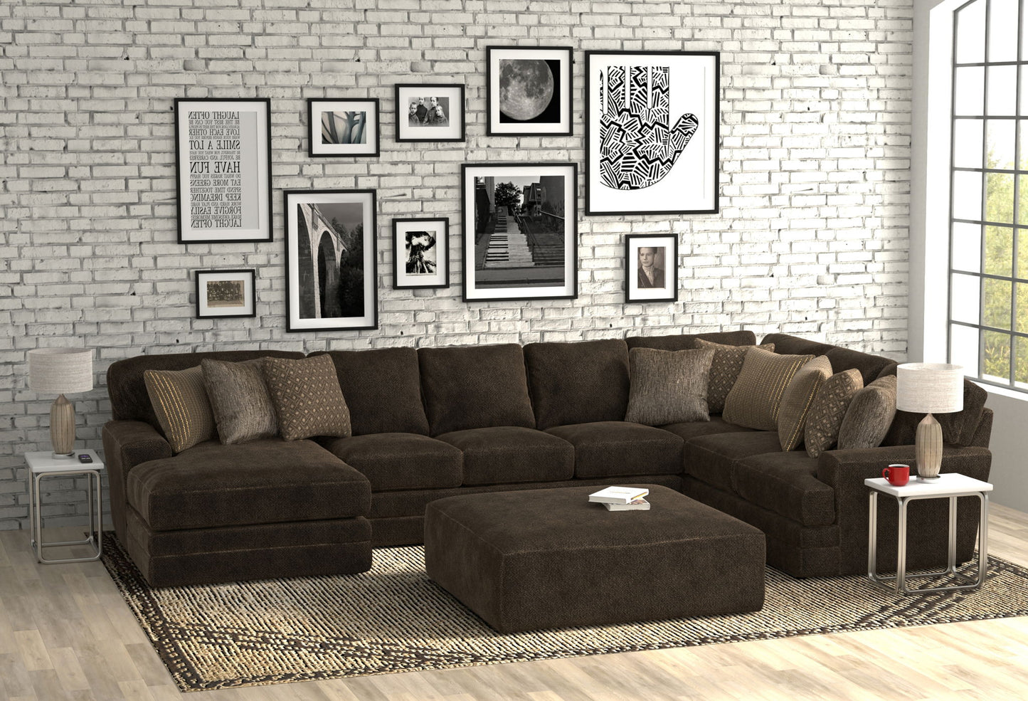 Mammoth - Sectional With Cocktail Ottoman
