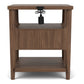 Delia - Accent Nightstand - Nouveau Walnut