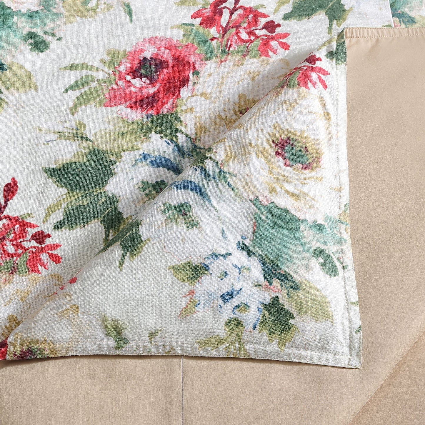 Peony - King Washed Linen Comforter Set (Set of 3) - Blossom