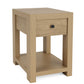 Davie - Chairside Table - Light Brown