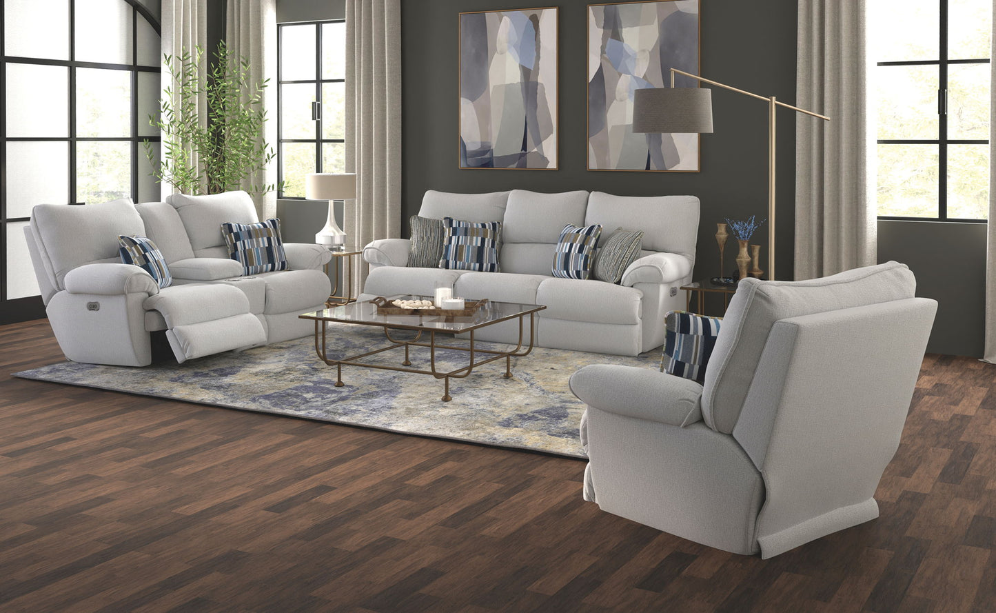 Lenny - Power Lay Flat Reclining Sofa