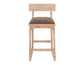 Balam - 24" Barstool (Set of 2) - Light Brown / Dark Brown
