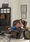 Roberto - Leather Rocker Recliner - Cocoa