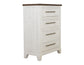 Stoa - 4 Drawer Chest - White / Brown