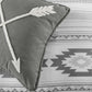 Free Spirit - King Comforter Set (Set of 4) - Gray / White
