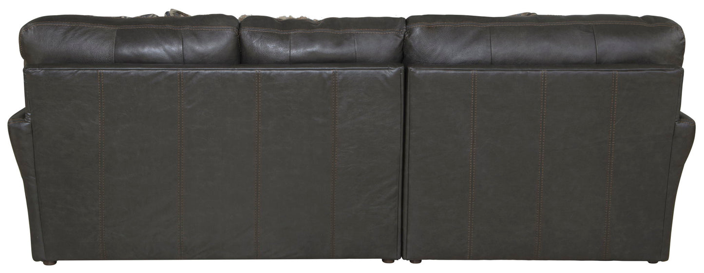 Denali - Italian Leather Match Sectional