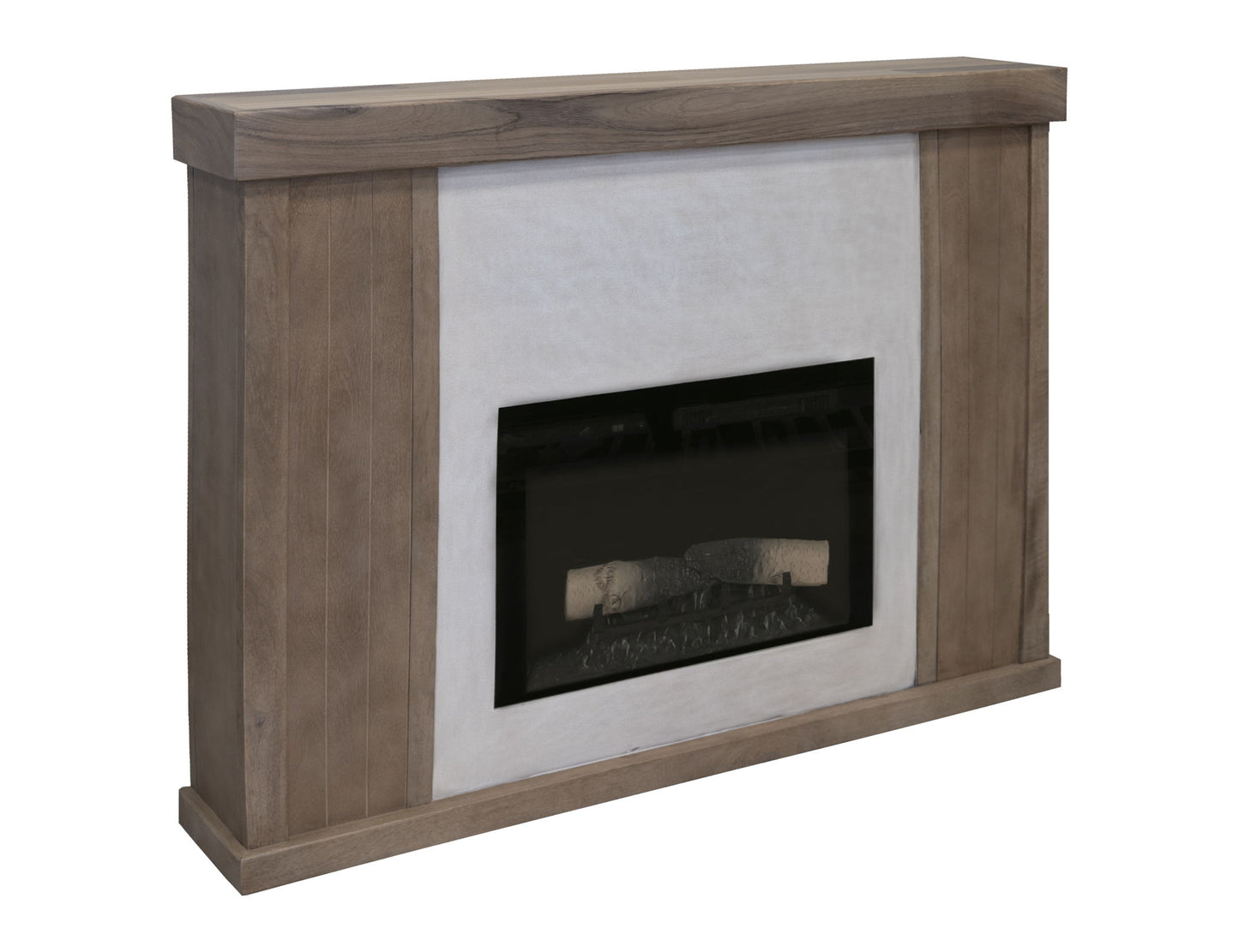 Parota - Electric Fireplace - Dark Brown
