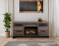 Loft - 70" Fireplace - Dark Gray