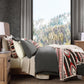Cortez - King Reversible Quilt Set (Set of 3) - Tan
