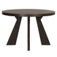 Chestnut Ridge - 5 Piece Dining Room Set (Round 47" Table & 4 Chairs) - Brown / Beige