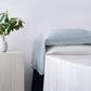 Stella - Faux Silk Velvet Waterfall Pillowcase Set (Set of 2) - Icy Blue