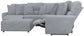 Majesty - Deep Seating Power Reclining Sectional And Ottoman