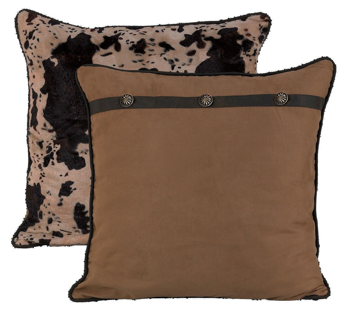 Caldwell - Reversible Euro Sham - Brown / Tan