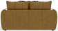 Corvara - Top Grain Italian Leather Match Loveseat - Caramel