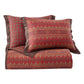 Rushmore - Full/Queen Reversible Quilt Set (Set of 3) - Red / Brown