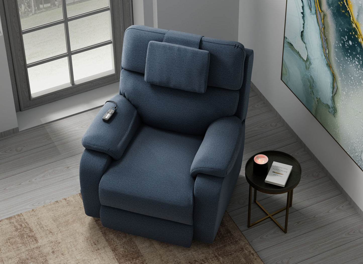 Dreamtime - Power Headrest Power Lay Flat Recliner With CR3 Heat/Massage/Zero Gravity