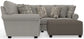 Livingston - Sectional With Comfort Coil Seating, 40" Cocktail Ottoman And Accent Pillows Included