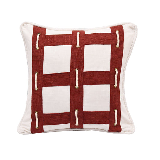 Linen - Rope Pillow - Multi