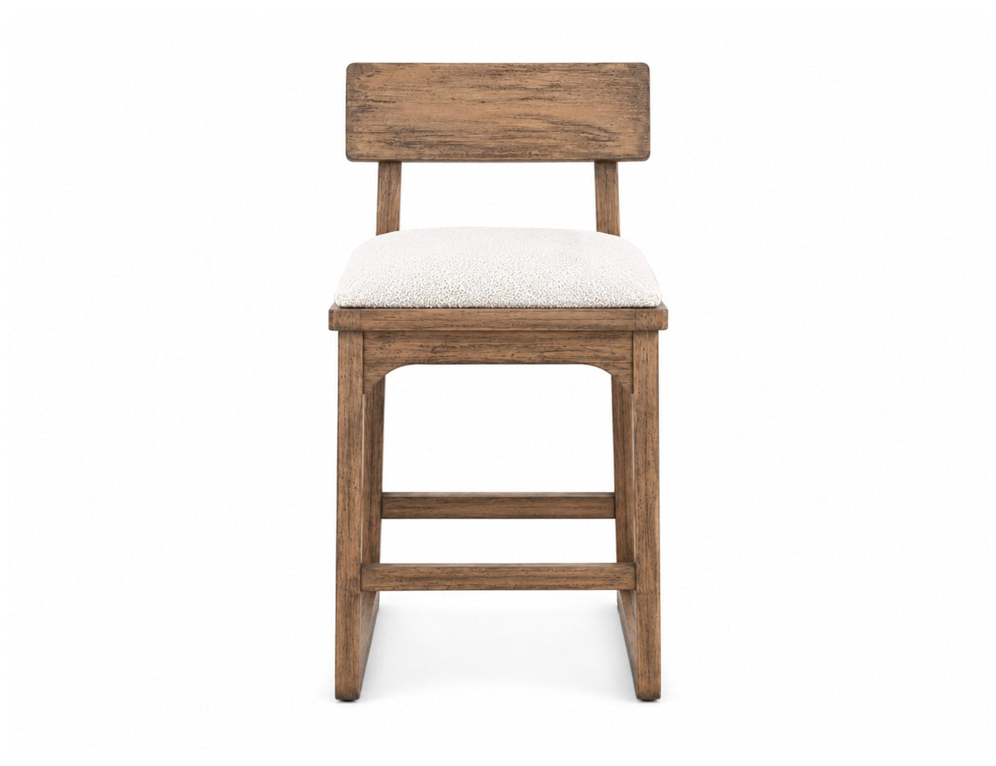 Balam - Upholstered Barstool (Set of 2) - Brown / Beige