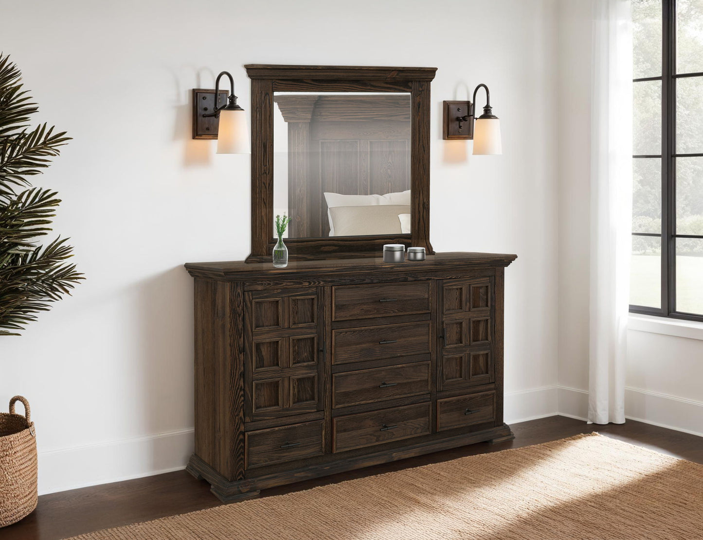 Desire - Mirror - Mahogany Brown