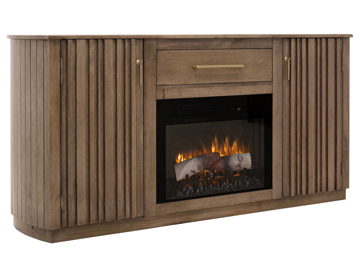 Mezquite - 1 Drawer & 2 Door TV Stand For Fire Place