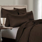 Satin Channel - Full/Queen Quilt Set (Set of 3) - Chocolate