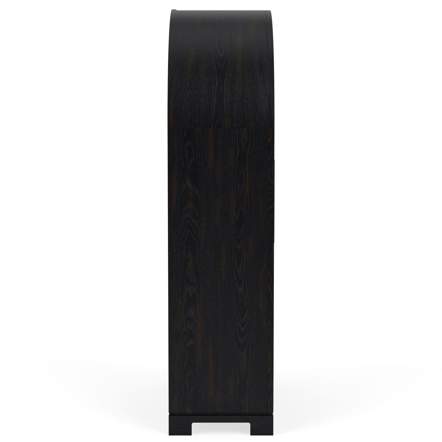 Calhoun - Display Cabinet - Whiskey / Ebony Whiskey Oak