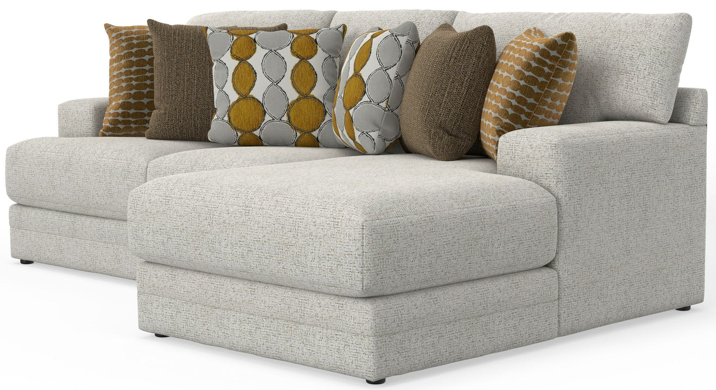 Tori - Sectional With Comfort Coil Seating And Accent Pillows Included