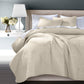 Anna - King Diamond Quilted Coverlet Set (Set of 3) - Light Tan