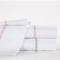 Laurel Sheet - Queen 350TC Laurel Embroidered Border Sheet Set (Set of 4) - Blush