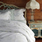 Rosaline - Queen Washed Linen Comforter Set (Set of 3) - White