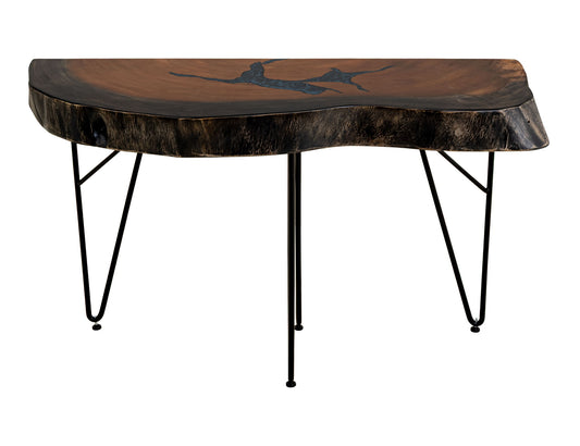 Parota - Wooden Sofa Table - Dark Brown