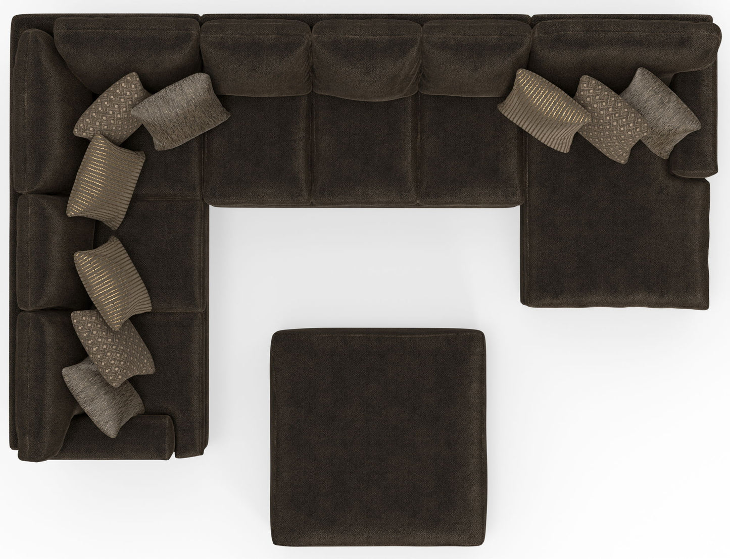 Mammoth - Sectional With Cocktail Ottoman