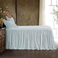 Stella - King Faux Silk Velvet Bedspread Set (Set of 3) - Icy Blue